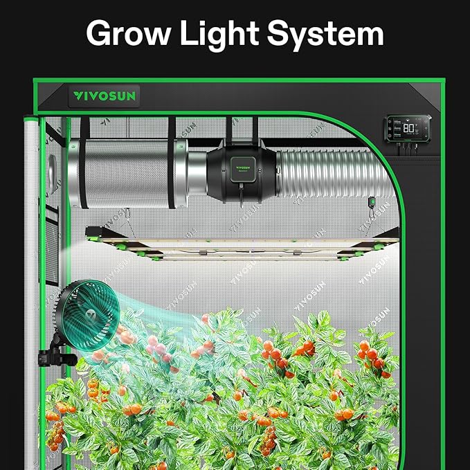 VIVOSUN Patented Design VSFD4500 LED Grow Light 450W Removable Dimmable Plant Grow Light with 6 Dimming Option - Full Spectrum and UR/IR Light for Indoor Plants