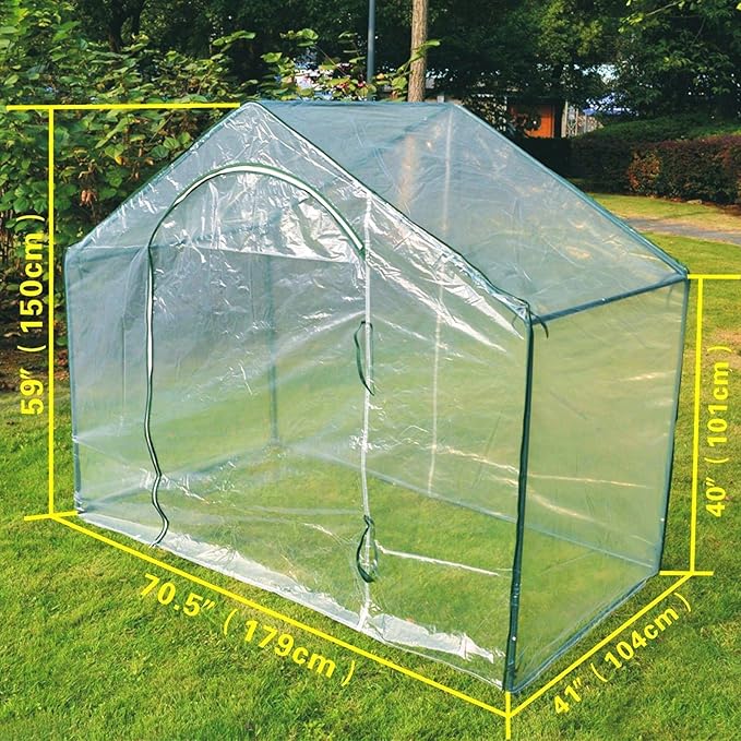 Strong Camel Small Mini Greenhouse Plant Flower Garden Portable Green Hous 5.9' x 3.5' x 5'