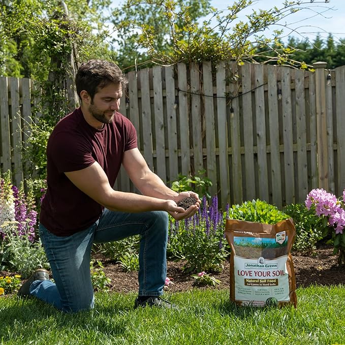 Jonathan Green (12191) Love Your Soil Soil Food for Lawns in Hard Soils - Soil Amendment for Grass &amp Vegetable Gardens (15000 Sq. Ft.)