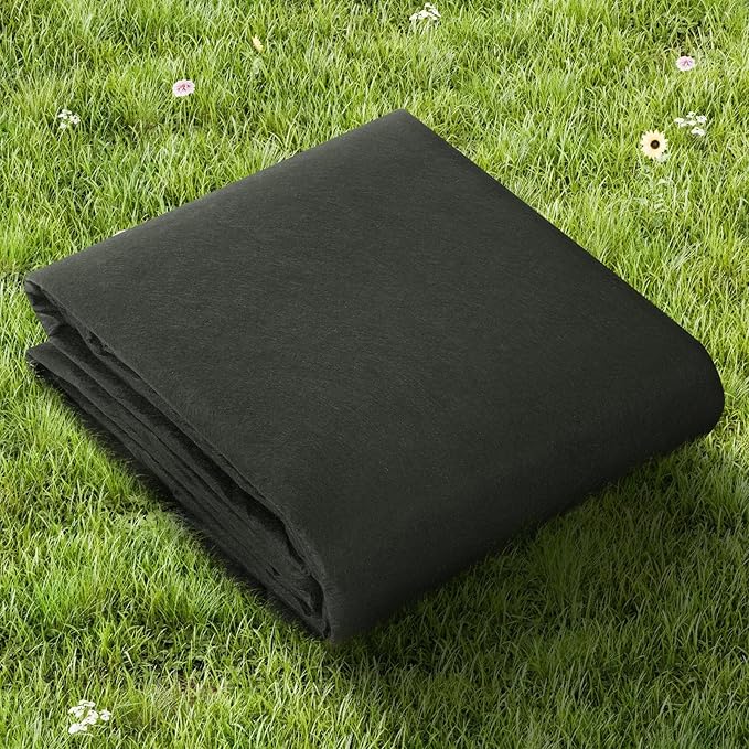 Driveway Fabric 15x20FT Non Woven Geotextile Fabric for Landscaping Heavy Duty Garden Weed Barrier Fabric 4OZ Landscape Fabric French Drains Drainage Fabric Ground Cover Weed Control Fabric