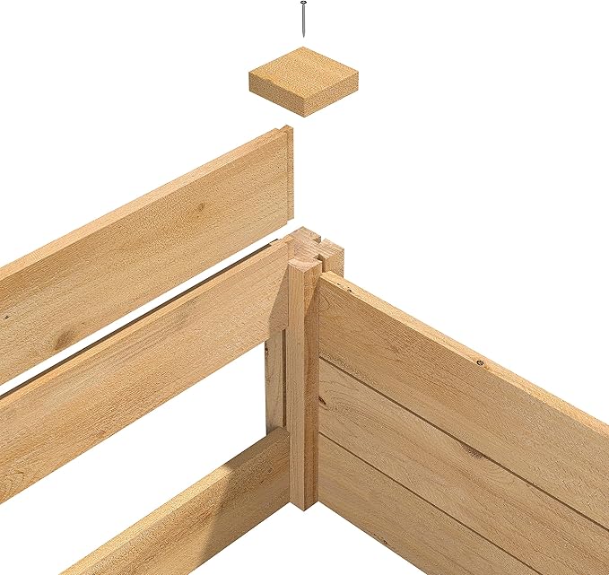 Greenes Fence Classic Cedar Raised Garden Bed 2' x 8' x 10.5 (1/2 Thick)