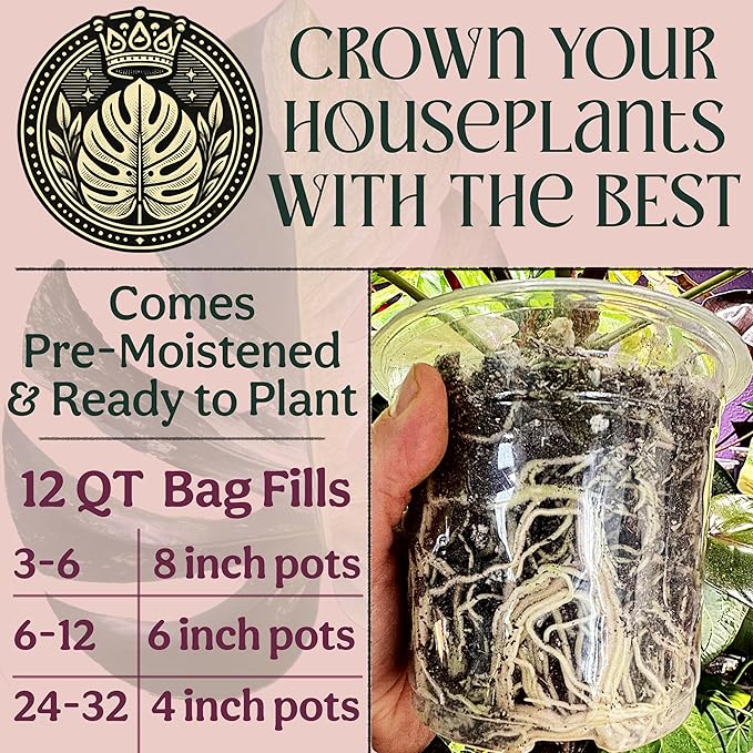 Craft Organic Houseplant Potting Mix Elite House Plant Soil Chunky Well Draining Potting Soil for All Indoor Plants Tropical Plants &amp Flowers Sustainable &amp Peat Free Less Prone to Gnats