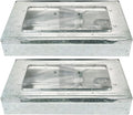 Humane Mouse Trap 2-Pack – No Winding or Resetting Non-Jamming Clear Window View Silver No-Kill Indoor Mouse Traps Preferred by Professional Pest Controllers