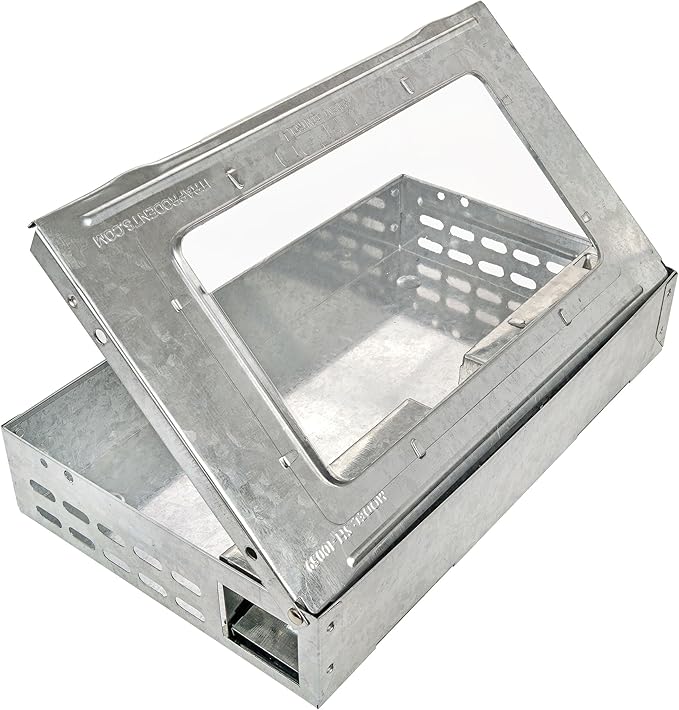 iTrap Multi-Catch Humane Mouse Trap with Clear Top | Repeater Mouse Trap for Home &amp Office | Set of 3 - iTrap-002-S4-3PK