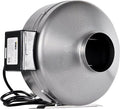 iPower 10 Inch 862 CFM Inline Duct Ventilation Fan HVAC Exhaust Blower for Grow Tent Grounded Power Cord