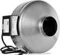 iPower 12 Inch 1060 CFM Inline Duct Ventilation Fan HVAC Exhaust Blower for Grow Tent Grounded Power Cord
