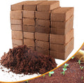 Coco Coir Brick for Plants- 27 Pack Coconut Coir Bricks Premium 100% Organic Peat Moss Mix with Low EC &amp pH Balance Fiber Coconut Husk for Planting Gardening Potting Soil Substrate