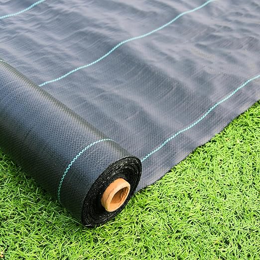 3.5oz Weed Barrier Landscape Fabric 4ft x 300ft Dual Layer Heavy Duty Landscape Fabric for Garden Greenhouse Pathway Orchard Weed Control Easy to Set up