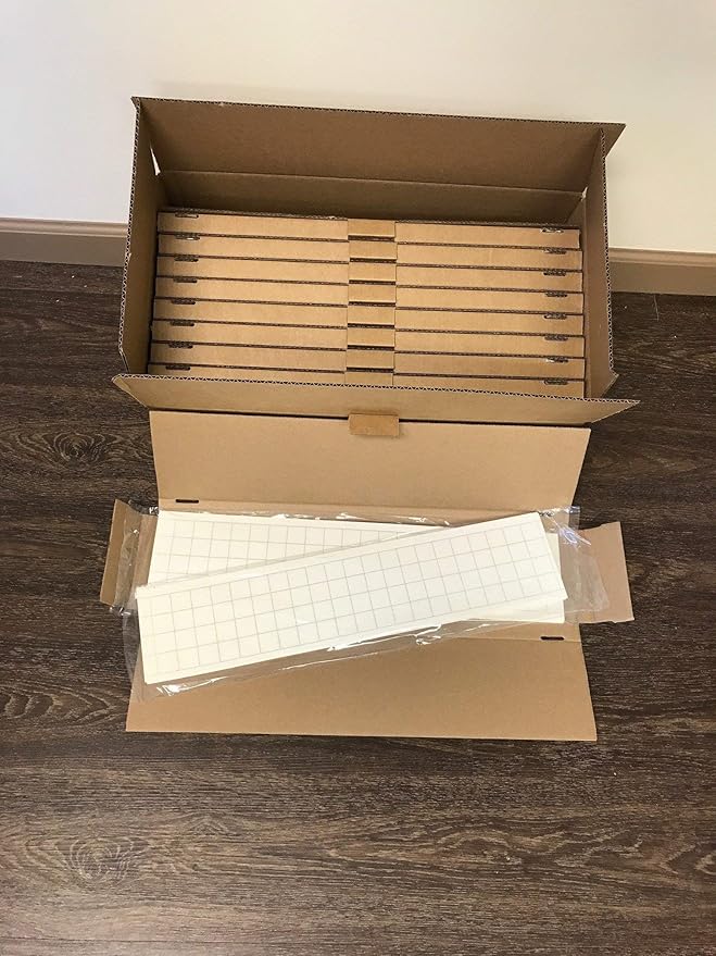 5x 22 24 Pack Fly Light Insect Light Trap Replacement Glue Boards with 1 Grid