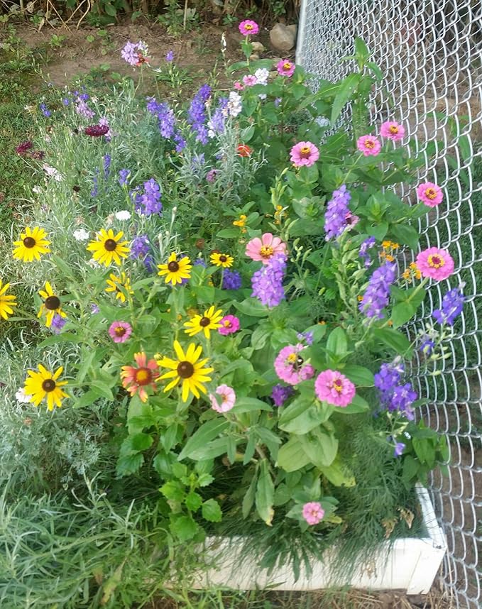 2 x 4 Stack-able White Vinyl Raised Garden Bed