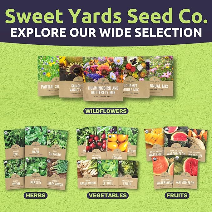 California Natives Mix - Bulk 1 Pound Bag - Over 120000 Native Seeds - Open Pollinated and Non GMO