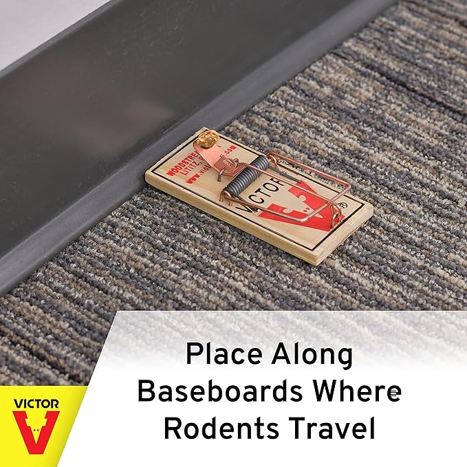 Victor M158-4 Metal Pedal Mouse Trap 32 Traps