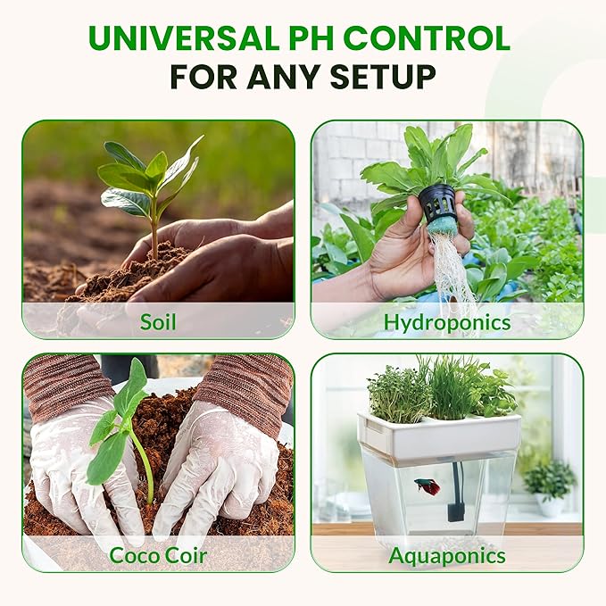 Humboldts Secret pH Up and pH Down Control Kit | Liquid Nutrient Solution Balancer for Plants | for Soil Hydroponic Coco and DWC Systems | Supports Nutrient Absorption and Growth | 8 Ounce