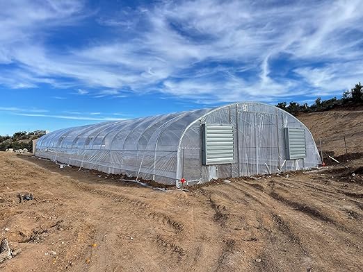 Two Pieces 8mm Twin Wall Polycarbonate Greenhouse Panels 8mm Polycarbonate Sheet Clear Plastic Roofing Panels Hurricane Shutters Clear Greenhouse Replacement Panels Light Weight
