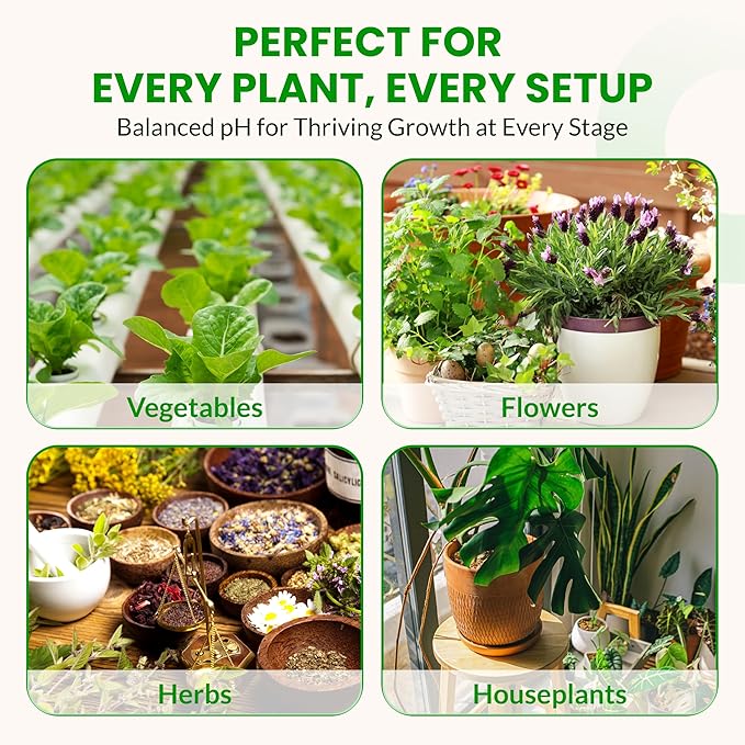 Humboldts Secret pH Up and pH Down Control Kit | Liquid Nutrient Solution Balancer for Plants | for Soil Hydroponic Coco and DWC Systems | Supports Nutrient Absorption and Growth | 1 Gallon