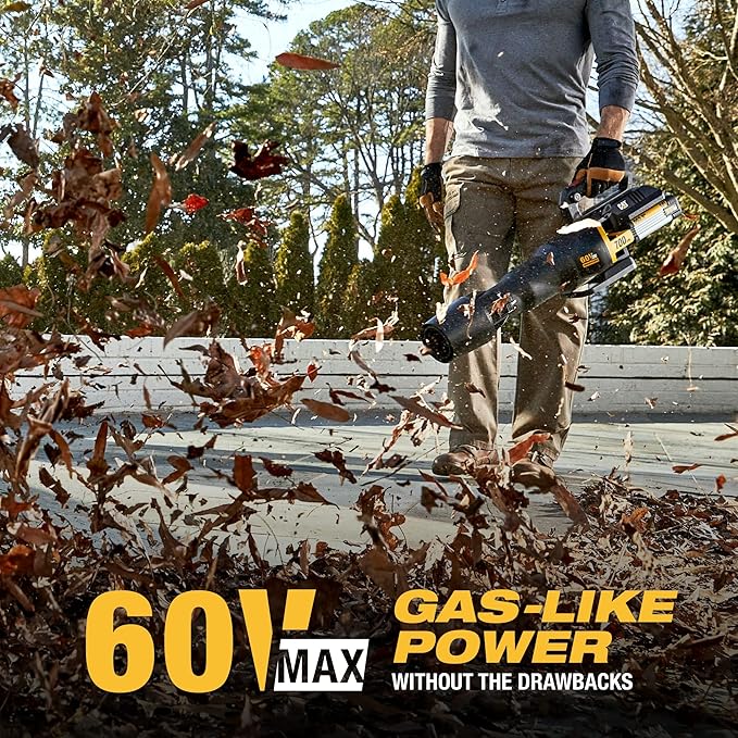 Cat DG650 60V 700 CFM 135 MPH Leaf Blower Cordless with Battery and ChargerAdjustable Speed Blowers for Lawn CareLightweight Cordless Leaf Blower with Variable Air Control Battery&ampCharger Includ
