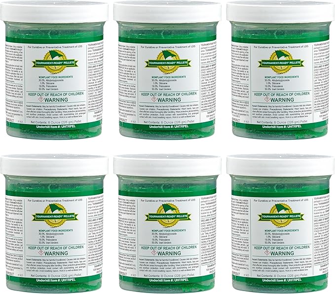 Underhill UHTRPEL Tournament-Ready Wetting Agent Pellets Soil Surfactant for Lawn Garden Turf Grass Golf Greens 6 Tablets