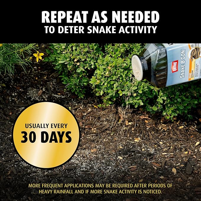 Ortho Snake B Gon1 Repellent Granules Snake Repellent for Yard - No-Stink Formula Covers Up to 1440 sq. ft. 2 lbs. (2-pack)