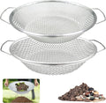 2PCS Soil Sifter for Gardening Rock Sifter for 5gallon Bucket Dirt Sifter Compost Sifter Sifter for Gravel Sawdust Vermicompost 3mm 6mm Soil Sifter with Handle