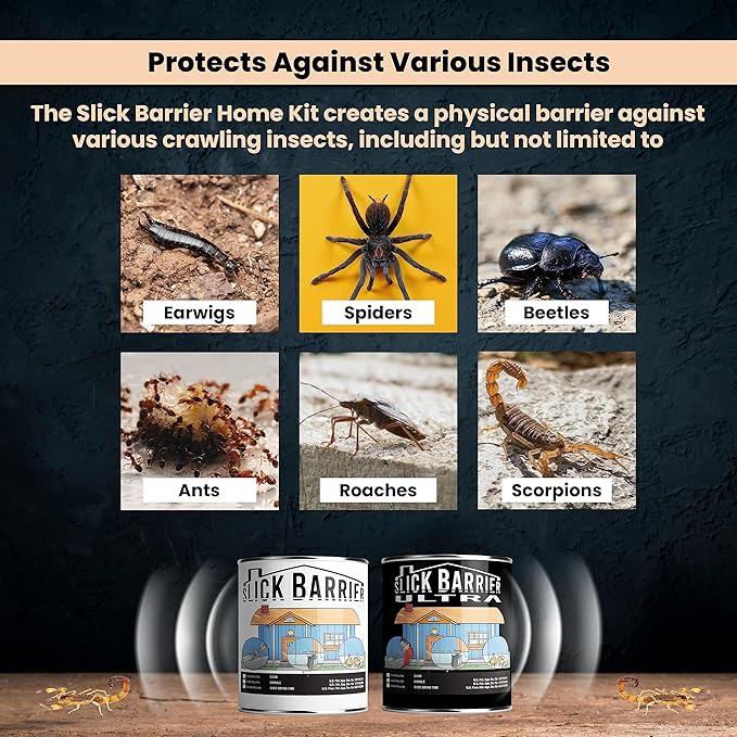 Home Kit - Ultimate Pest Control Solution for Crawling Insects Rodents &amp Squirrels - Water-Based &amp Solvent-Based Coatings - Durable &amp Long-Lasting - Easy Application - Ample Coverage
