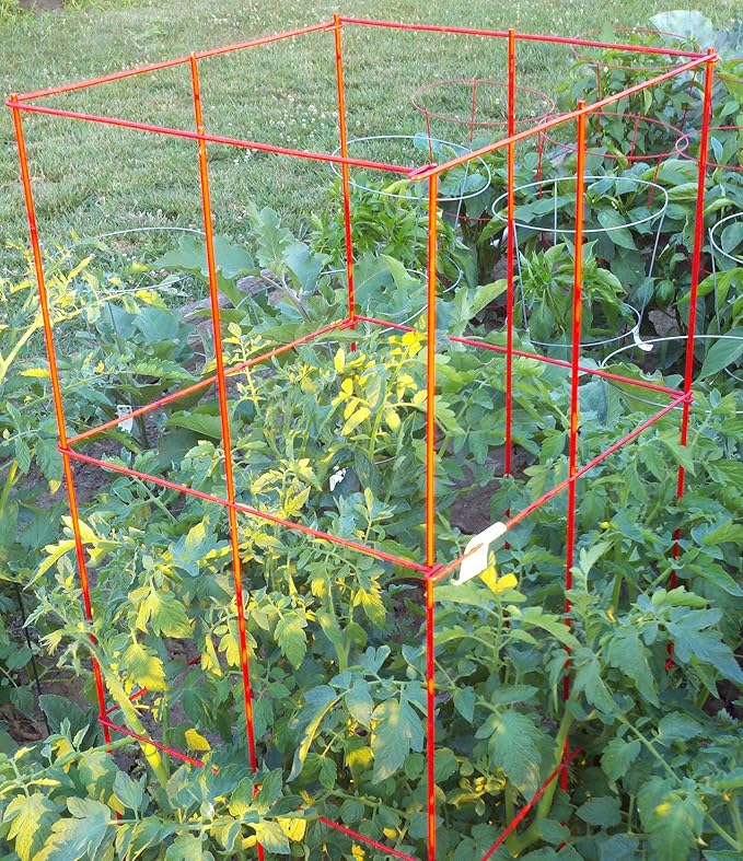 Panacea Products 89764 4-Panel Tomato and Plant Support Tower Red (Pack of 1)