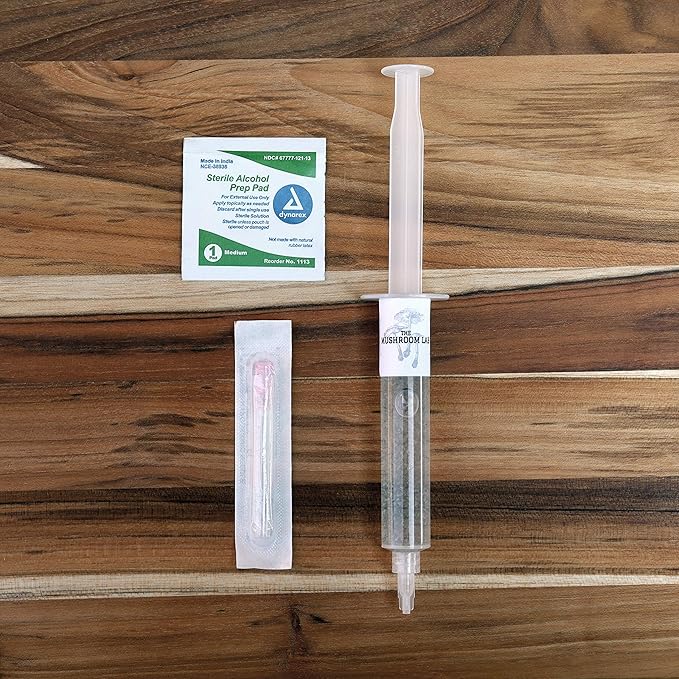 Oyster Mushroom Liquid Culture Syringes - 4 Pack