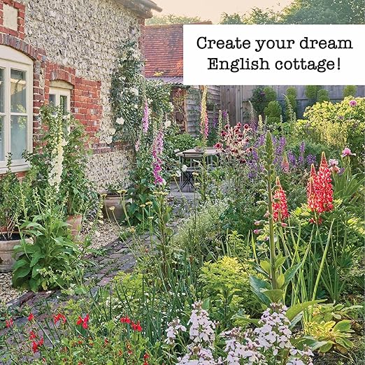 SUPERthrive Organic 4-4-4 All-Purpose Fertilizer Solid Granular and Ferry-Morse English Cottage Perennial Garden Seed Variety Pack