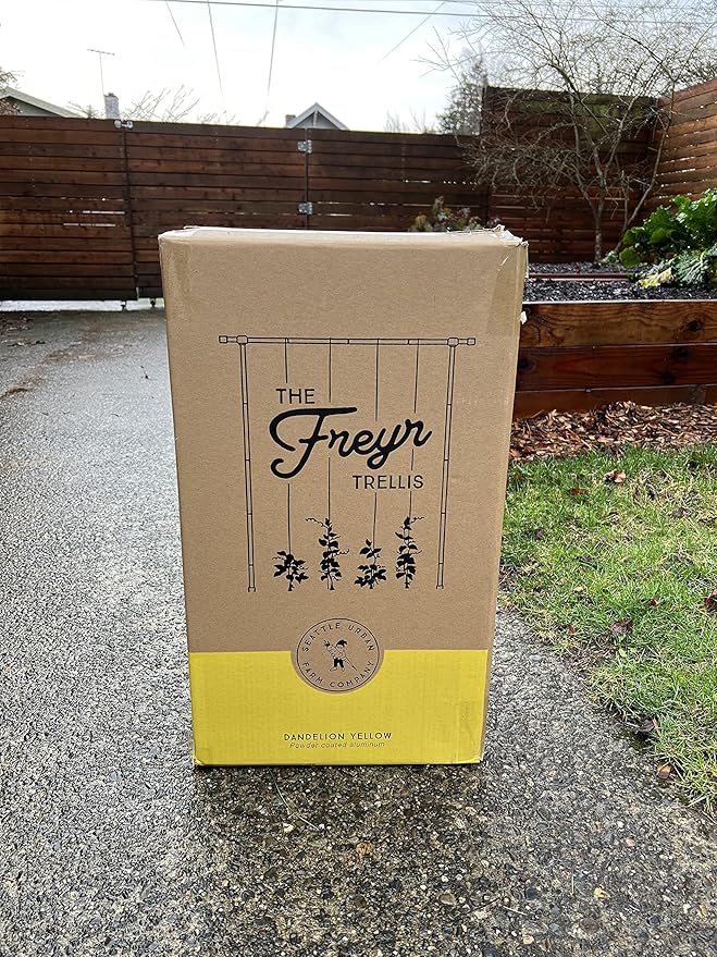 Seattle Urban Farm Company - Freyr Trellis - Vegetable Garden Trellis for Tomatoes Cucumbers Beans Peas and More