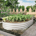 Galvanized Steel Raised Garden Bed 8x4x1ft (96x48x12) - Commercial-Grade Planter Box for Vegetables &amp Flowers | 1200lb Capacity | Rust-Proof &amp Expandable Design | 30-Min Assembly