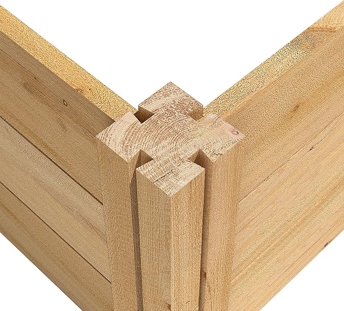 Greenes Fence Classic Cedar Raised Garden Bed 2' x 8' x 10.5 (1/2 Thick)