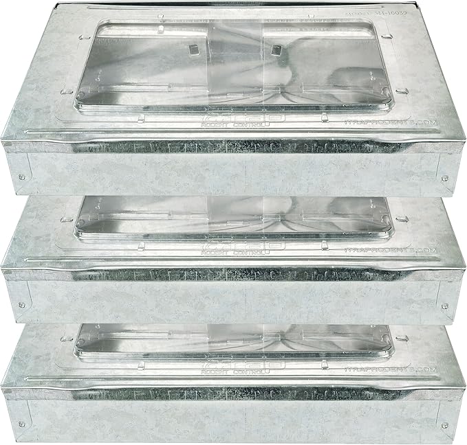 iTrap Multi-Catch Humane Mouse Trap with Clear Top | Repeater Mouse Trap for Home &amp Office | Set of 3 - iTrap-002-S4-3PK